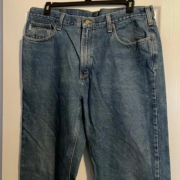 Carhartt men’s relaxed fit blue jeans size 40x34 - Picture 1 of 9